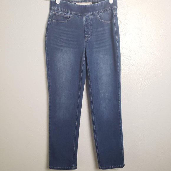 Soft Surroundings Ultimate Pull On Straight Jean R - Picture 2 of 10